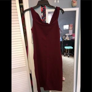 NWT Walter baker maroon tank Bodycon Dress